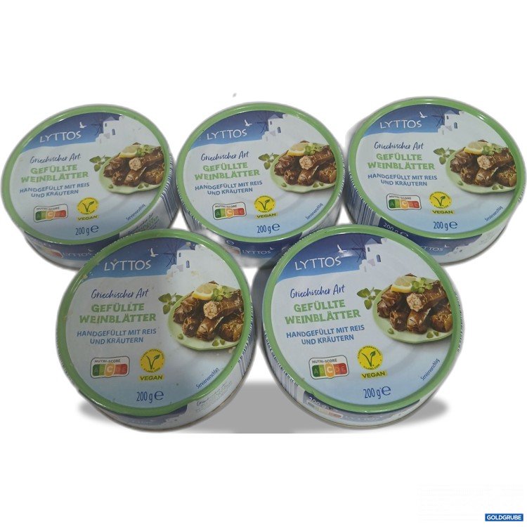 Artikel Nr. 960561: Lyttos Griechischer Art gefüllte Weinblätter je 200g 