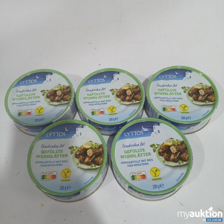 Artikel Nr. 960561: Lyttos Griechischer Art gefüllte Weinblätter je 200g 