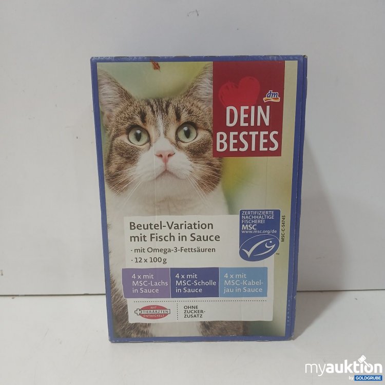 Artikel Nr. 469562: Dein Bestes Katzenfutter Beutel-Variation mit Fisch in Sauce 12 x 100 g