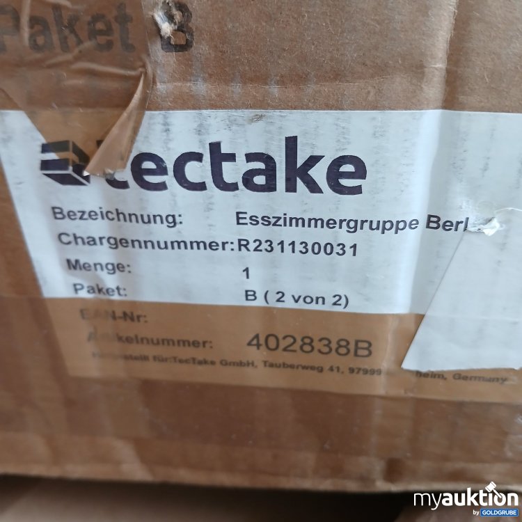 Artikel Nr. 800562: Tectake 402837  Esszimmergruppe 