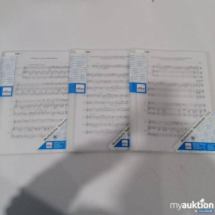 Artikel Nr. 889562: Office Essentials Musikalische Reiseskizzen 3Stk weiß