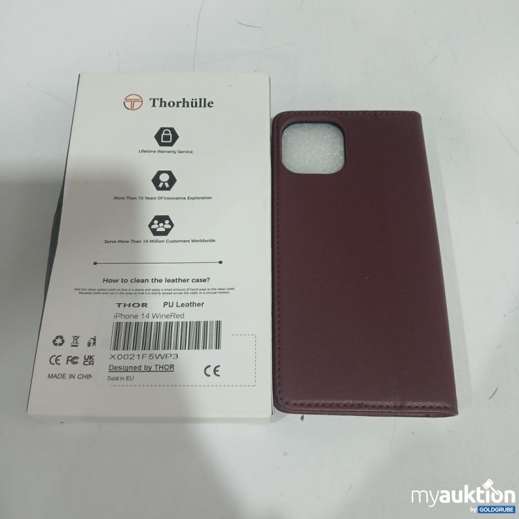 Artikel Nr. 899562: Thorhülle PU Leather iPhone 14 WineRed