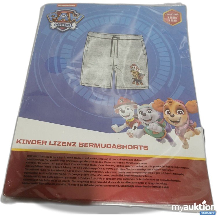 Artikel Nr. 929562: Paw Patrol Kinder Lizenz Bermudashorts Größe: 122/128