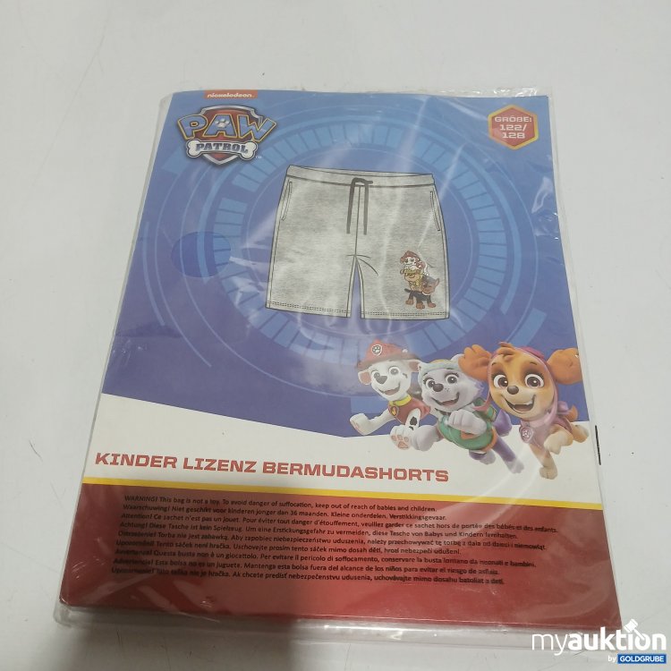 Artikel Nr. 929562: Paw Patrol Kinder Lizenz Bermudashorts Größe: 122/128