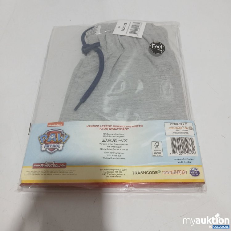 Artikel Nr. 929562: Paw Patrol Kinder Lizenz Bermudashorts Größe: 122/128