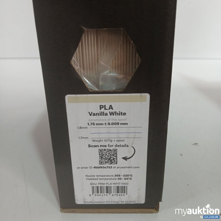 Artikel Nr. 972562: Prusament PLA Vanilla white 1,75mm 1071g 