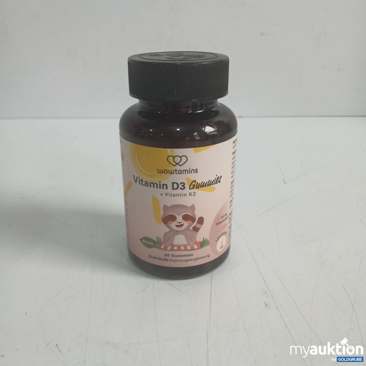 Artikel Nr. 984562: Wowtamins Vitamin D3 Gummies 60Stk