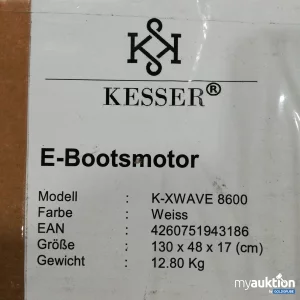 Artikel Nr. 708562: Kesser E-Bootsmotor K-XWave 8600 Weiss