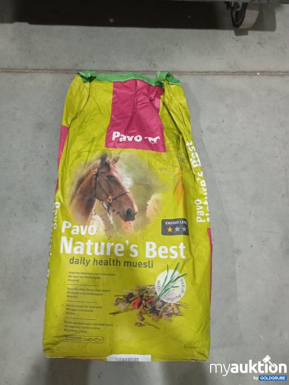 Artikel Nr. 467563 Artikel Nr. 467563: Pavo Natures Best daily health muesli
Pferdefuttr
15kg
