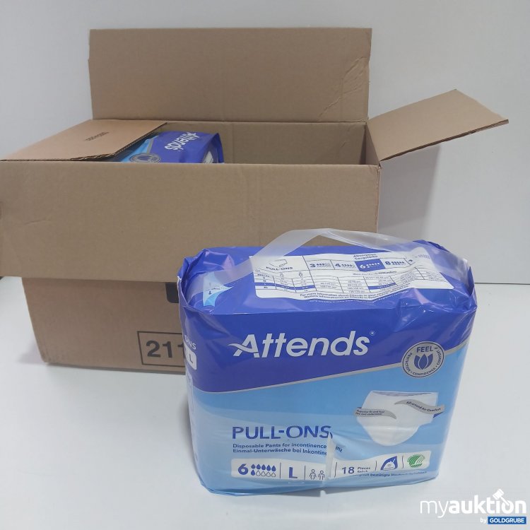 Artikel Nr. 813563: Attends Pull-Ons Einmal-Unterwäsche L 4er Pack x18 Stück 