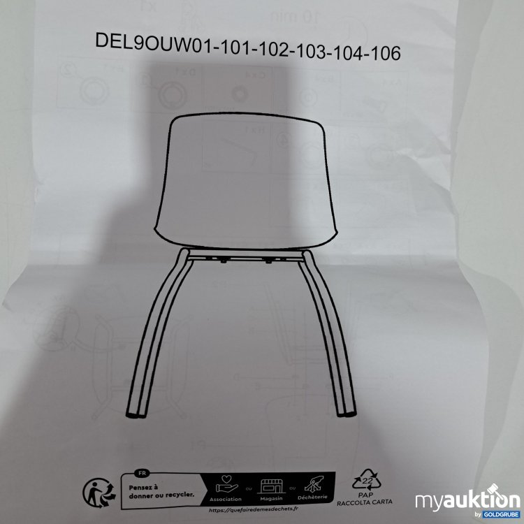 Artikel Nr. 817563 Artikel Nr. 817563: 2x Stühle weiß lt. Foto