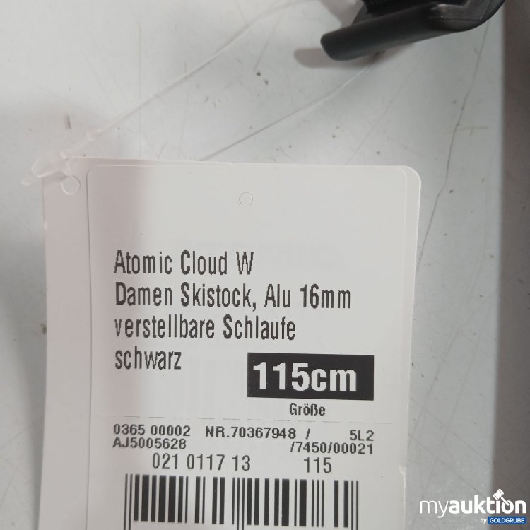 Artikel Nr. 971563 Artikel Nr. 971563: Atomic Cloud W Damen Skistöcke Alu 16mm verstellbare Schlaufe 115cm