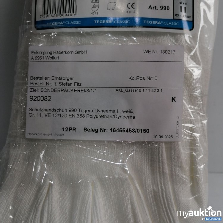 Artikel Nr. 397564 Artikel Nr. 397564: Tegera Model 990 Dyneema II, 12 Paare