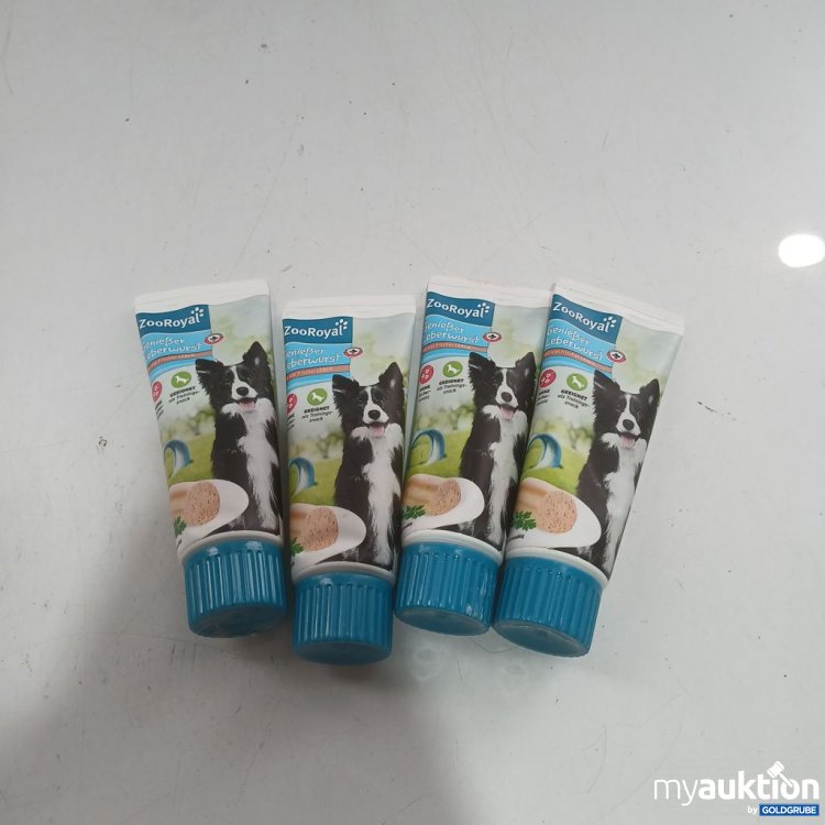 Artikel Nr. 973564 Artikel Nr. 973564: ZooRoyal Leckerli Paste für Hunde 4x75g Leberwurst