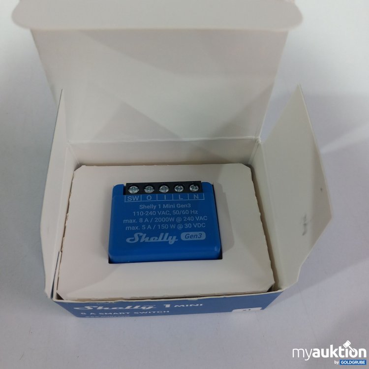 Artikel Nr. 821565 Artikel Nr. 821565: Shelly 1 Mini Gen3 8A Smart Switch