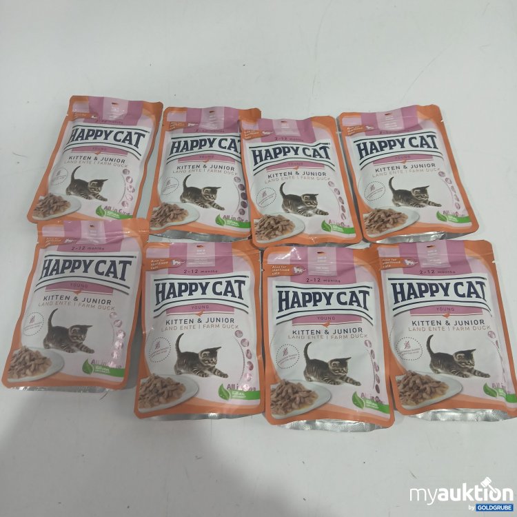 Artikel Nr. 870565: Happy Cat Kitten&Junior Land Ente 8x85g