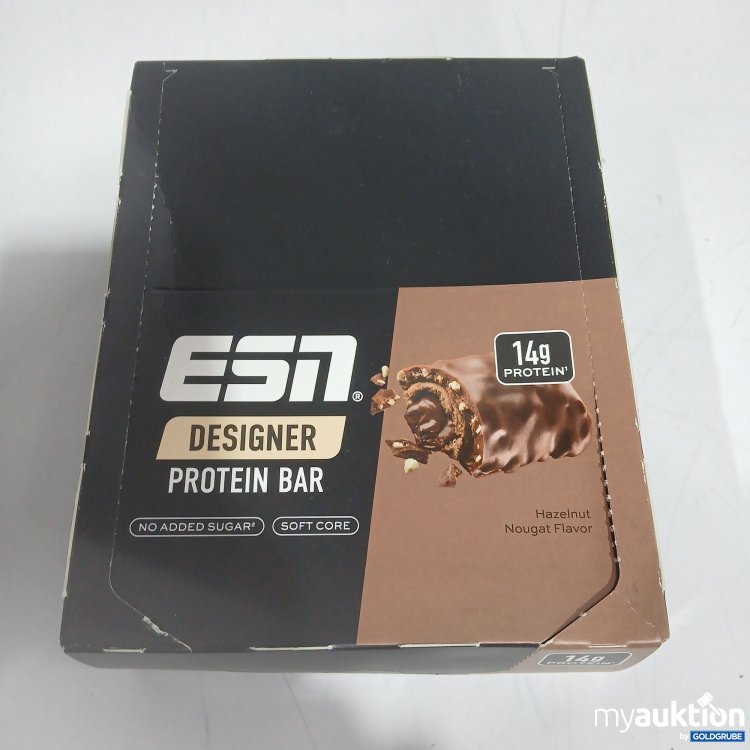Artikel Nr. 878565 Artikel Nr. 878565: ESN Designer Protein Bar Hazelnut Nougat Flavor 12x45g