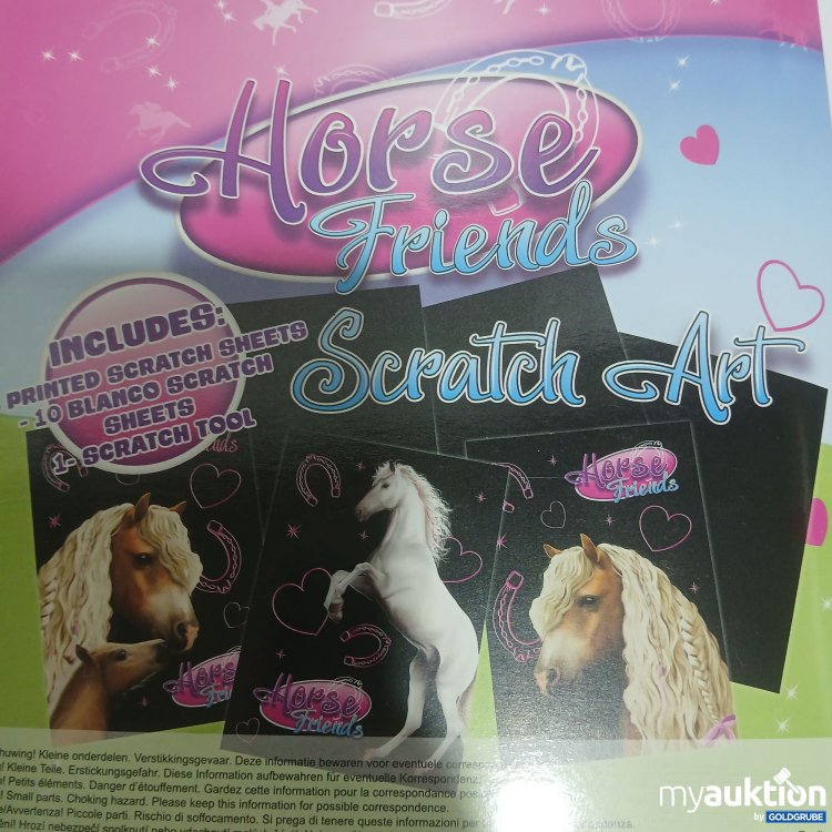 Artikel Nr. 929565: Horse Friends Scratch Art 3stk 