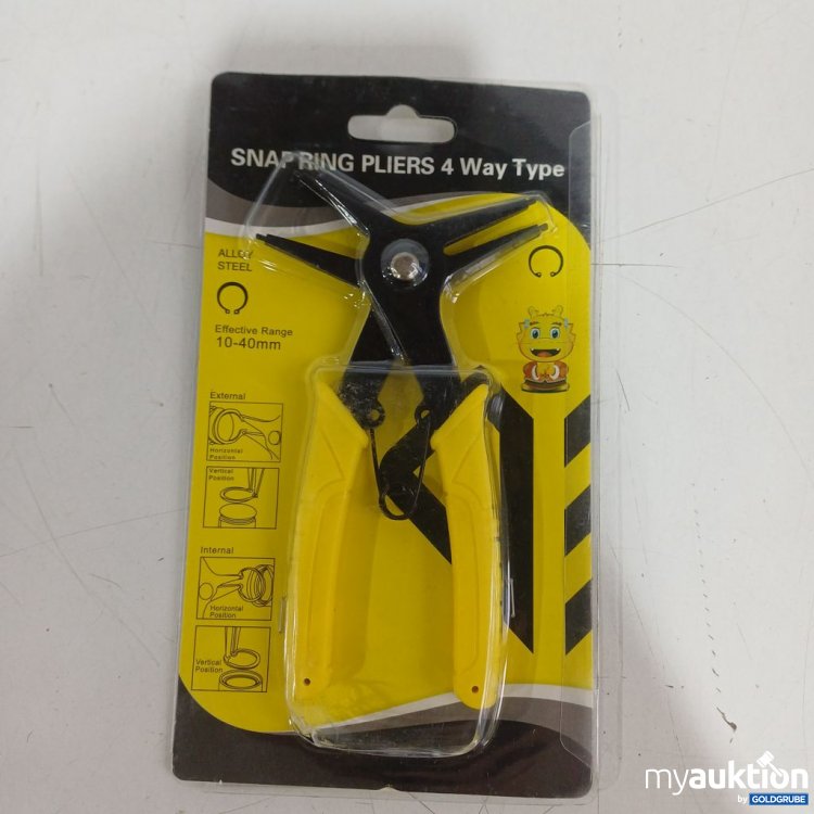 Artikel Nr. 933565 Artikel Nr. 933565: Snapping Pliers 4 Way Type
10-40mm effektive range