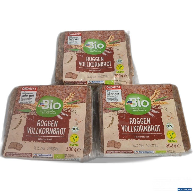 Artikel Nr. 952565: Bio Roggen Vollkornbrot je 500g 