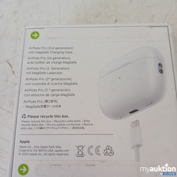 Artikel Nr. 976565 Artikel Nr. 976565: Apple AirPods Pro 2. Generation mit MagSafe Ladecase