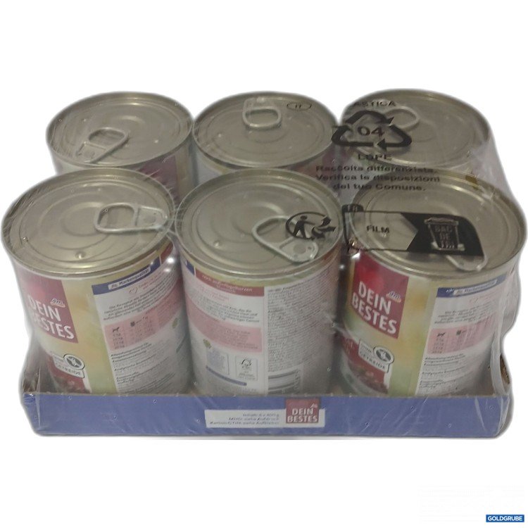 Artikel Nr. 987565: Dm Dein Bestes für Hunde reich an Geflügelherzen 6×400g