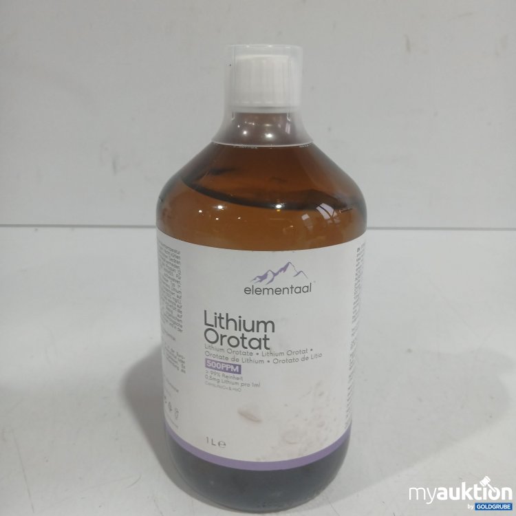 Artikel Nr. 990565: Elementaal Lithium Orotat 1L 