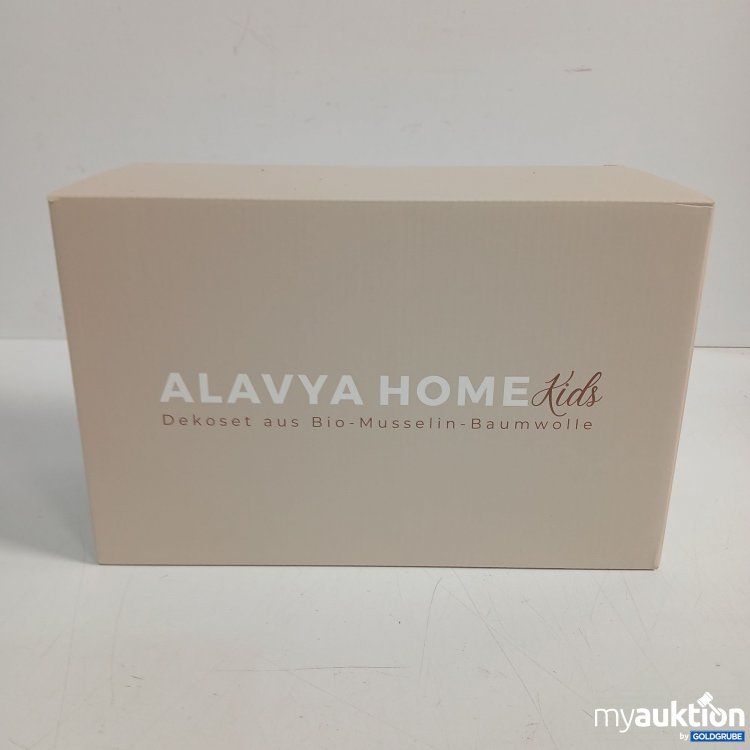 Artikel Nr. 441566: Alavya Home Hausbett  Dekoset aus Bio Musselin Baumwolle  125x350cm - Braun  