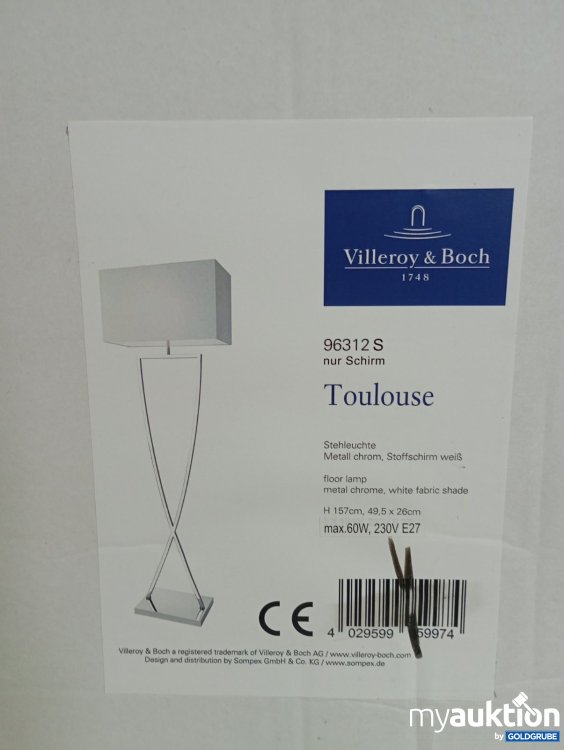 Artikel Nr. 471566 Artikel Nr. 471566: Villeroy & Boch Stoffschirm Toulouse weiß (Nur Schirm)