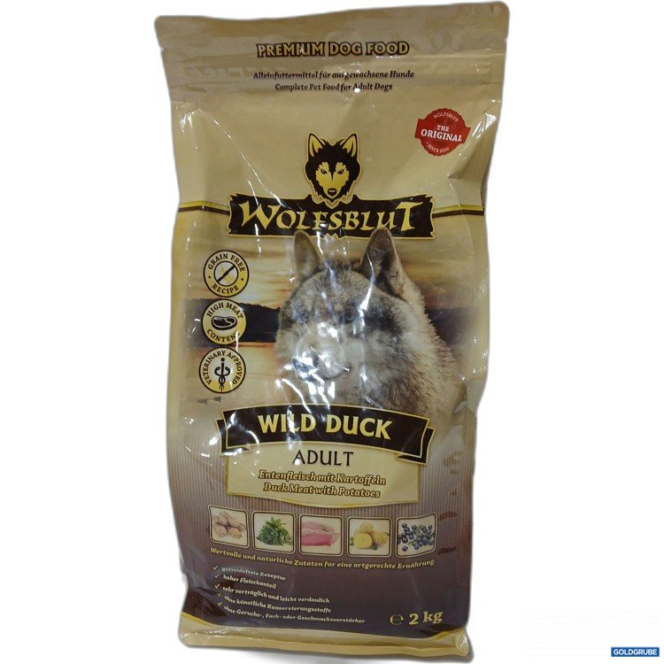 Artikel Nr. 954566: Wolfsblut Wild Duck Adult Entenfleisch mit Kartoffel 2kg 