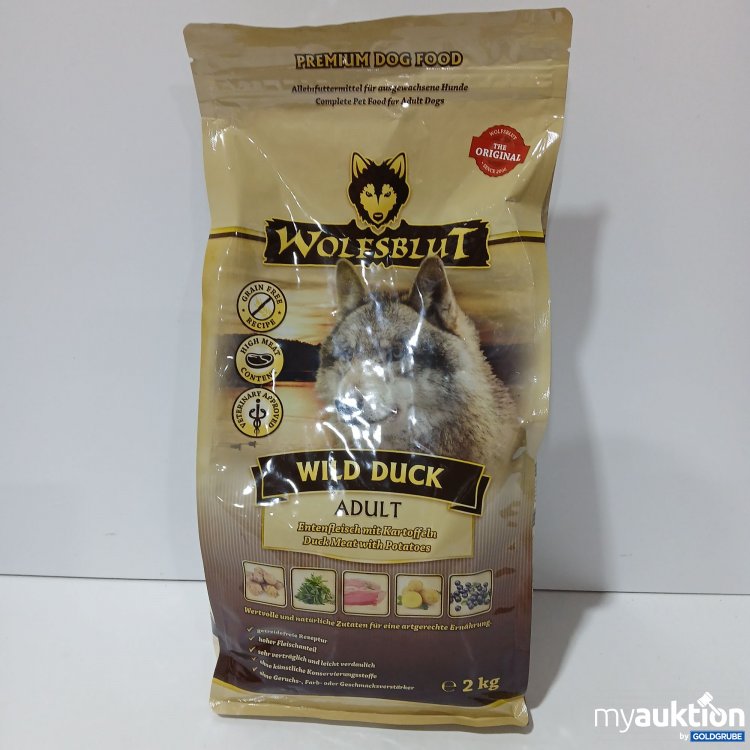 Artikel Nr. 954566: Wolfsblut Wild Duck Adult Entenfleisch mit Kartoffel 2kg 