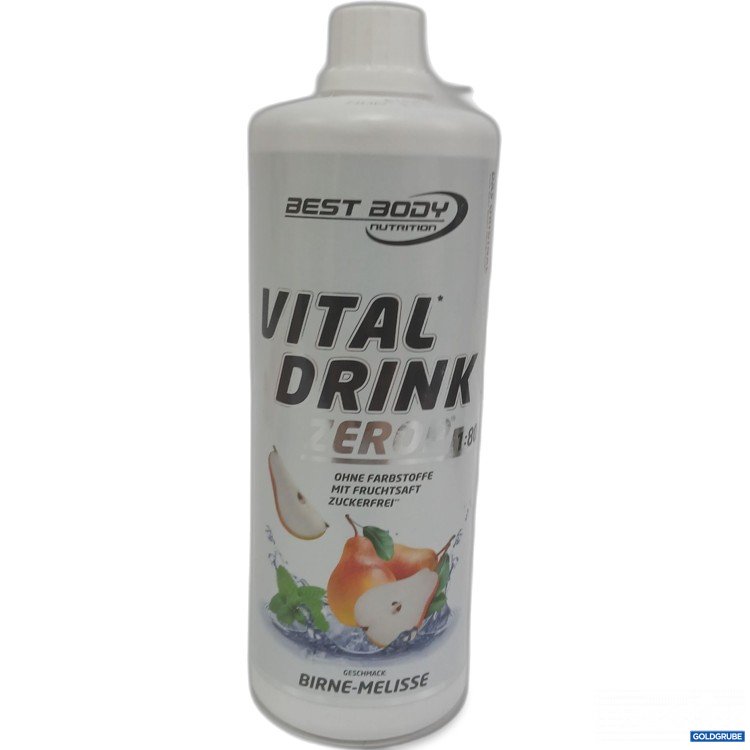 Artikel Nr. 970566: Best Body Nutrition Vital Drink ZeroP1:80, Birne-Melisse, 1000ml