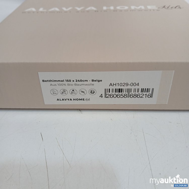 Artikel Nr. 441568: Alavya Home Betthimmel aus Bio-Baumwolle 150x240cm -Beige 