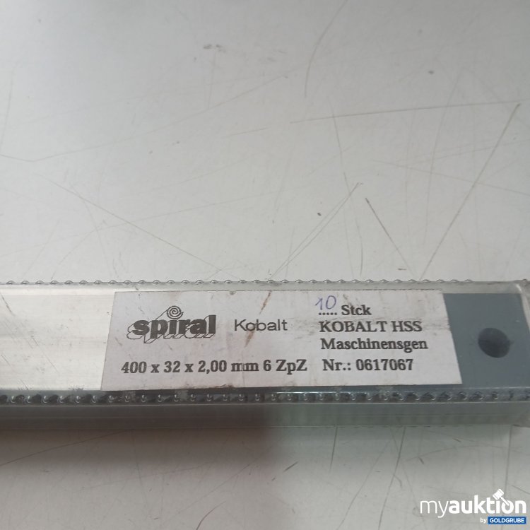 Artikel Nr. 447568 Artikel Nr. 447568: Spiral kobalt 10stk Maschinensägeblätter 400x32x2.00mm