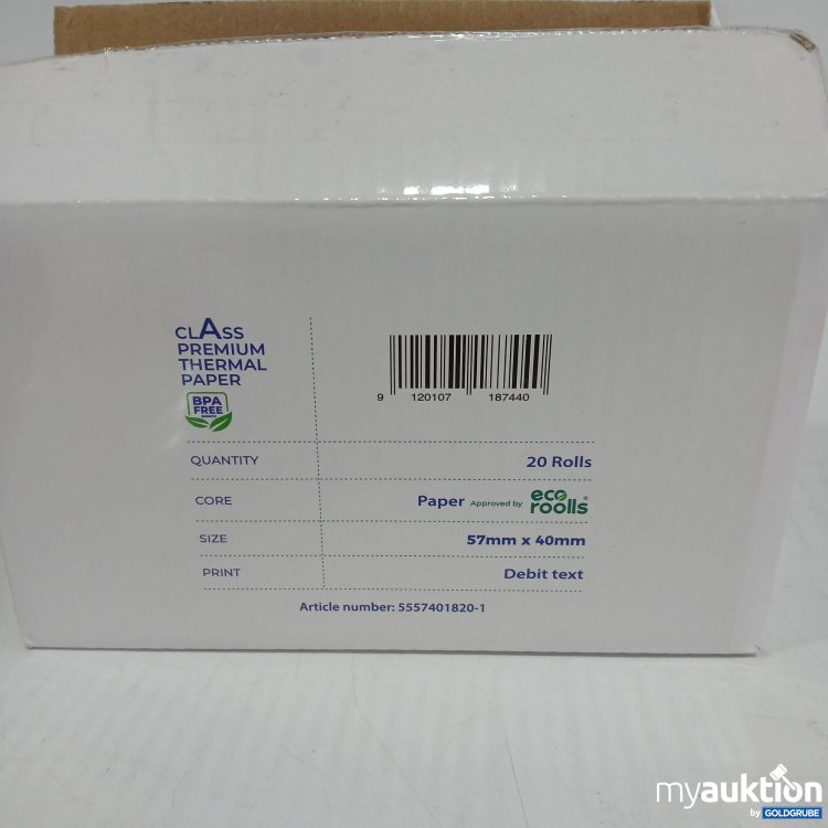 Artikel Nr. 811568 Artikel Nr. 811568: Eco Rolls 57mmx40mm 20Rollen