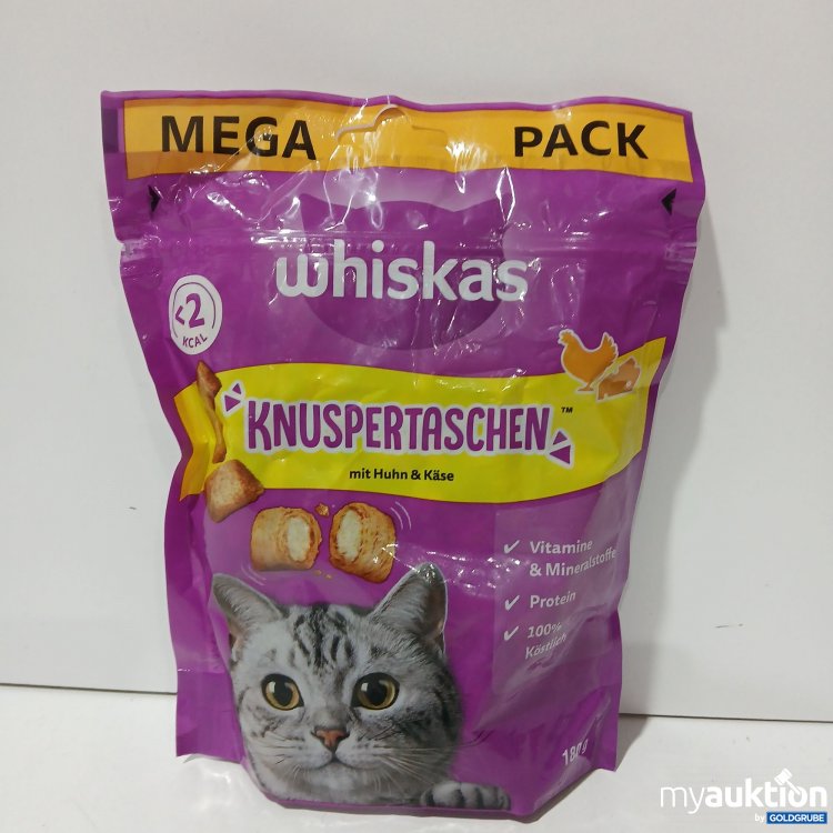 Artikel Nr. 954568: Whiskas Knuspertaschen mit Huhn und Käse 180g 