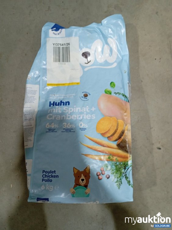 Artikel Nr. 467569 Artikel Nr. 467569: WOW 6 kg Huhn mit Spinat + Cranberries Trockenfutter