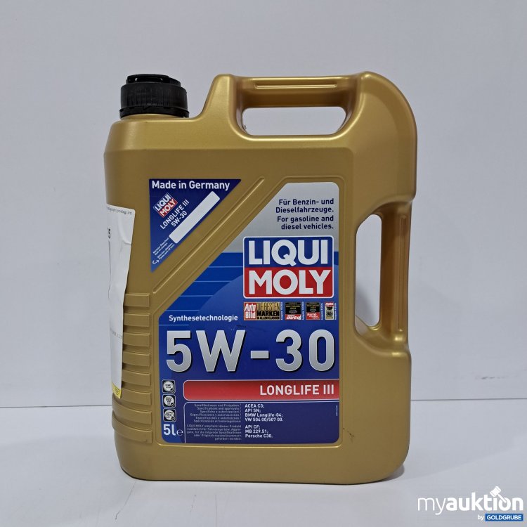 Artikel Nr. 817569 Artikel Nr. 817569: Liqui Moly 5W30 Longlife III 5L