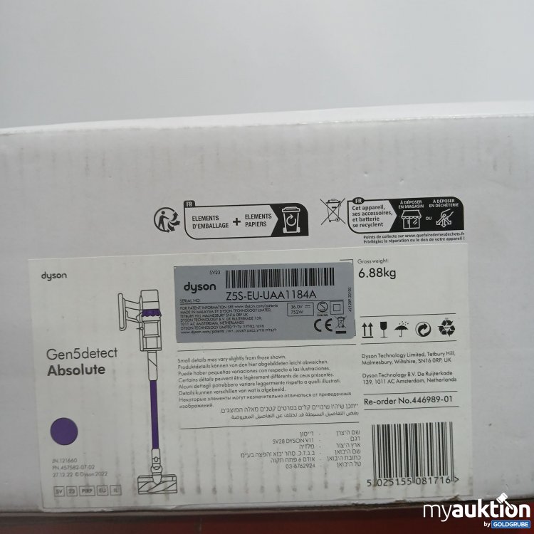 Artikel Nr. 865569: Dyson gen5detect absolute Z5S-EU-UAA1184A