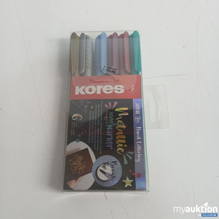 Artikel Nr. 867569: Kores Metallic Style Marker 6Stk 