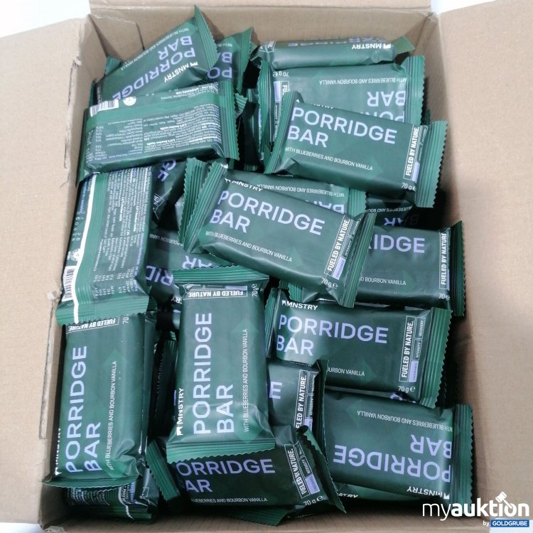 Artikel Nr. 896569: Mnstry Porridge Bar Blaubeere & Vanille  80x70g