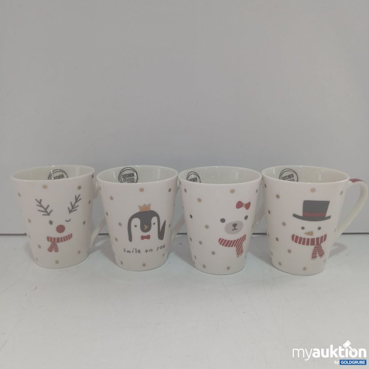 Artikel Nr. 914569 Artikel Nr. 914569: Kitchen Goods&More Kaffeetassen weihnachtlich 4x