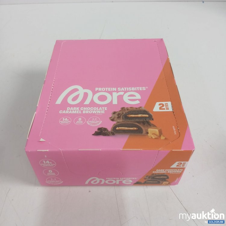 Artikel Nr. 984569 Artikel Nr. 984569: More Protein Satisbites Dark Chocolate Caramel Brownie 50g 12Stk