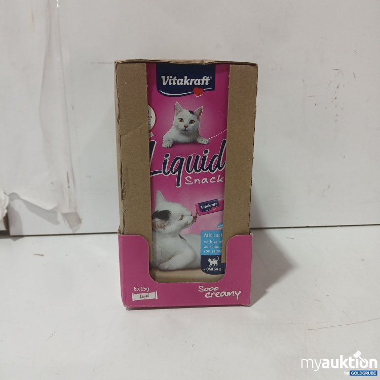 Artikel Nr. 987569: Vitakraft Cat Liquid-Snack mit Lachs & Omega 3, 11×90g