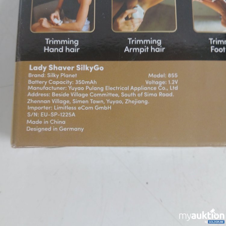 Artikel Nr. 446570 Artikel Nr. 446570: Silky Planet Mini Shaver SilkyGo Modell 855