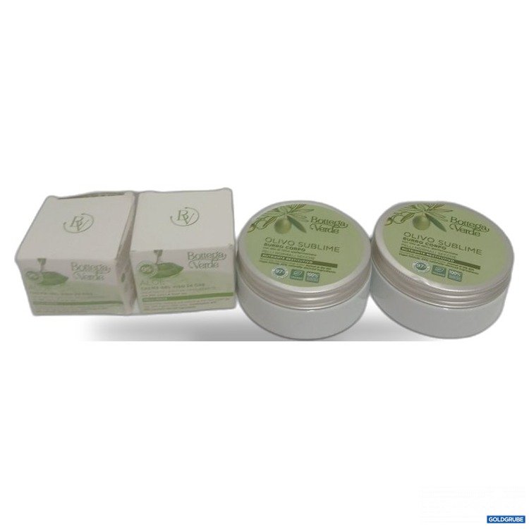 Artikel Nr. 468570 Artikel Nr. 468570: 2x Bottega Verde Olivo Sublime Burro Corpo Tigel 150ml, 2x Bottega Verde Aloe crema gel 50 ml