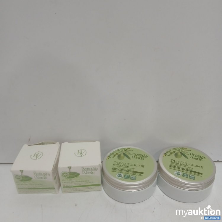 Artikel Nr. 468570 Artikel Nr. 468570: 2x Bottega Verde Olivo Sublime Burro Corpo Tigel 150ml, 2x Bottega Verde Aloe crema gel 50 ml