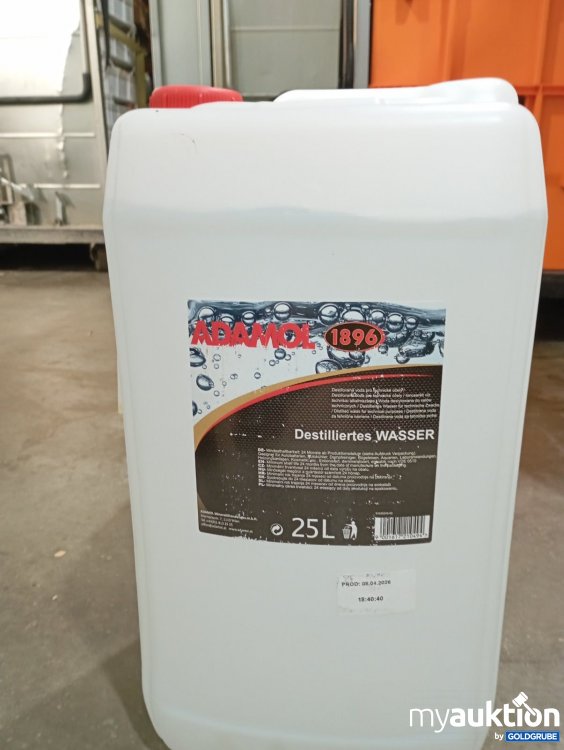 Artikel Nr. 471570 Artikel Nr. 471570: Adamol Destilliertes Wasser 25 l
