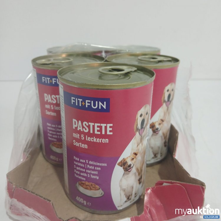 Artikel Nr. 852570: Fit+Fun Hundefutter Pastete mit 5 leckeren Sorten 5x400g