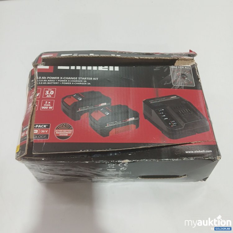 Artikel Nr. 853570 Artikel Nr. 853570: Einhell 2x 3.0Ah Power X-Charge Starter Kit 18V
